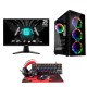 Cube A8 Bundle, Amd Ryzen 5 5500, 16Gb Ram, 1Tb, GeForce Rtx 3050 + 25" Msi FHD 180HZ