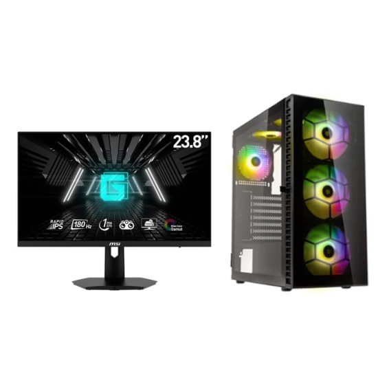 Cube CAA1 Bundle, Amd Ryzen 5 5600GT, 16Gb Ram, 1TB m2 + Msi 24" FHD 180HZ Cube CAA1 Bundle, Amd Ryzen 5 5600GT, 16Gb Ram, 1TB m2 + Msi 24" FHD 180HZ
