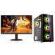 Cube CA40 Bundle, Amd Ryzen 7 5800X, 16Gb Ram, 1TB m2, GeForce RTX 4060 TI 8GB + Aoc 27" QHD 180HZ