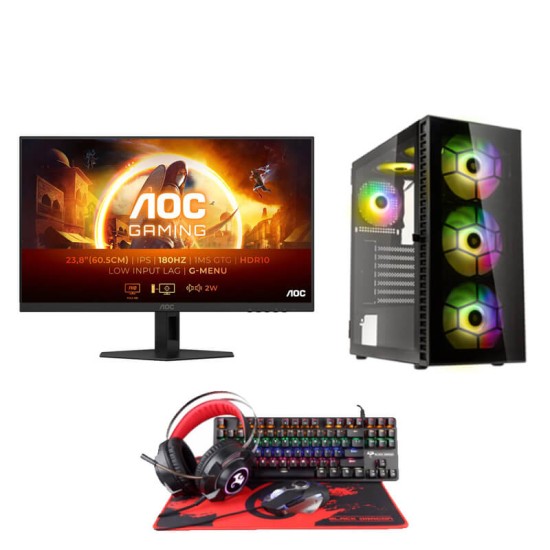 Cube CA72 Bundle, Amd Ryzen 7 5700G, 16Gb Ram, 1TB m2 + AOC 24" FHD 180HZ 