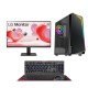 Cube kf2 Bundle, Amd Ryzen 5 5600G, 16Gb Ram, 500GB Ssd + 24" LG FHD 100HZ 5ms