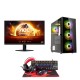 Cube G1 Bundle, Amd Ryzen 5 8500G, 16Gb Ram, 1TB m2 + AOC 24" FHD 180HZ