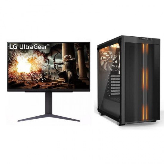 Cube CBL1, Amd Ryzen 5 7600X ,32Gb Ram ,1TB m2 Nvme ,Nvidia GeForce Rtx 4070 12GB + 27" LG QHD 180Hz