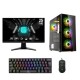 Cube L6 Bundle, Intel i5-12400F, 16Gb Ram, 1TB m2, GeForce Rtx 4060 Ti 8GB + Msi 25" FHD 180HZ