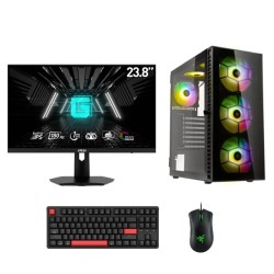 Cube CBN5 Bundle, Amd Ryzen 5 5600GT, 16Gb Ram, 1TB m2 + Msi 24" FHD 180HZ 1ms