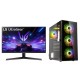 Cube  CA85 Bundle, Intel Core i5-14400F, 16Gb Ram, 1TB M2, GeForce Rtx 3050 8GB + LG 27" FHD 180HZ